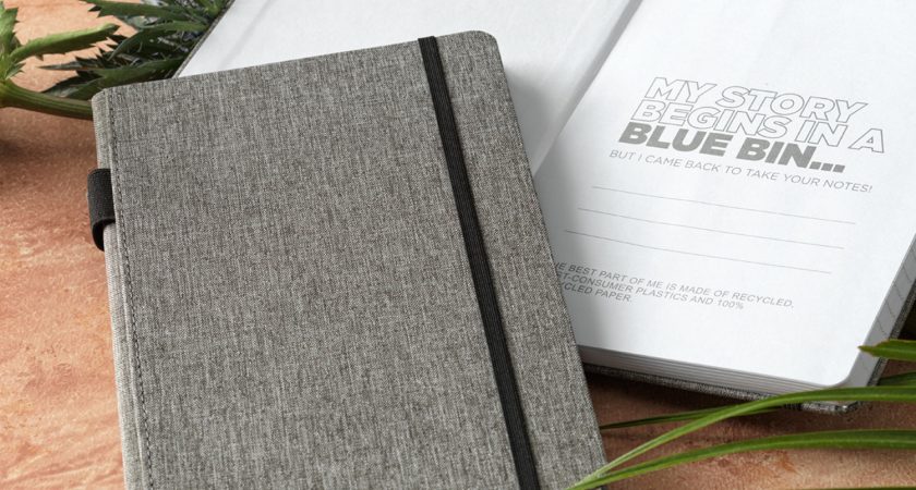 Custom branded notebooks with your company logo